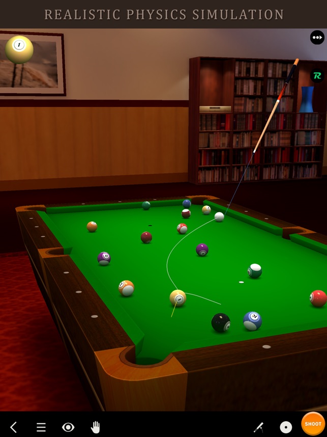 Billiards no Click Jogos: 8-Ball e Straight Pool 