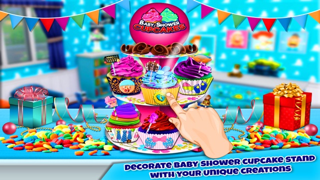 DIY Baby Shower Cupcake Chef - Bake Cupcakes(圖2)-速報App