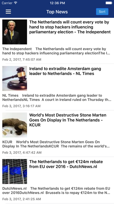 Dutch News in English Screenshot