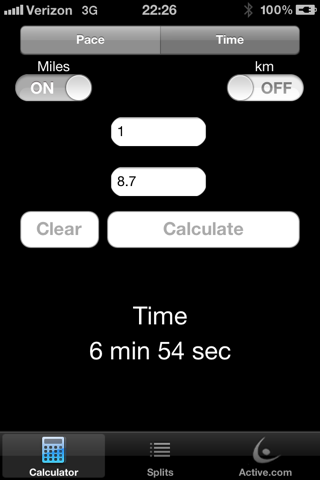 Running Calculator 2 screenshot 3