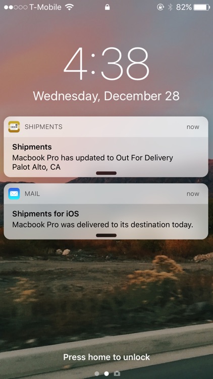 Shipments - Package Tracker Parcel for UPS, Fedex
