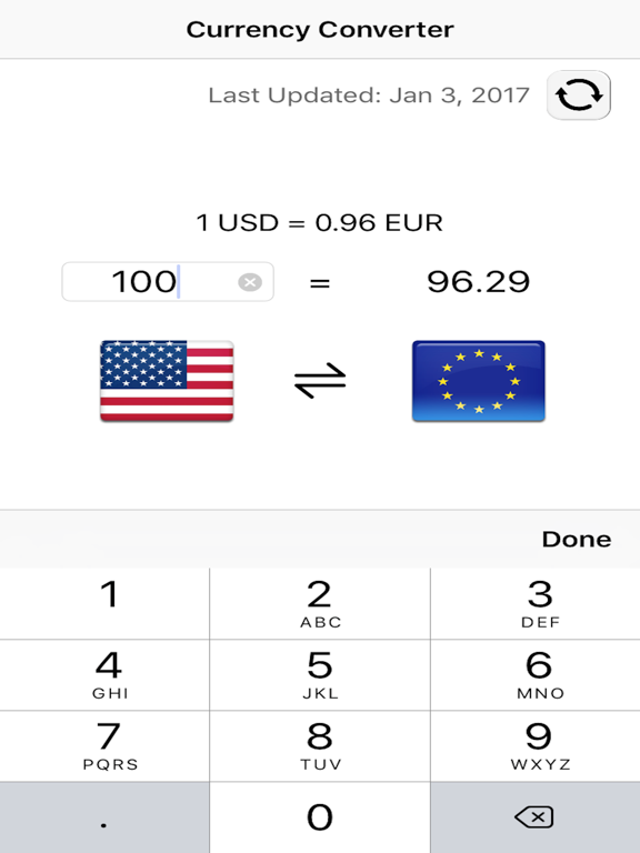 World Currency Converter Tool - Foreign Exchange iPad screenshot 2 - Utilities app
