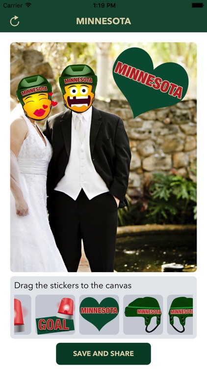 Minnesota Hockey Stickers & Emojis