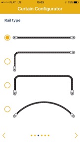 Somfy –  Curtain configurator screenshot