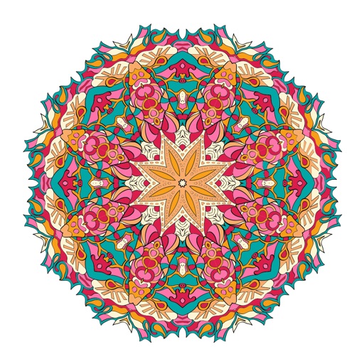 Color Therapy Adult : Coloring Book for Adults app icon