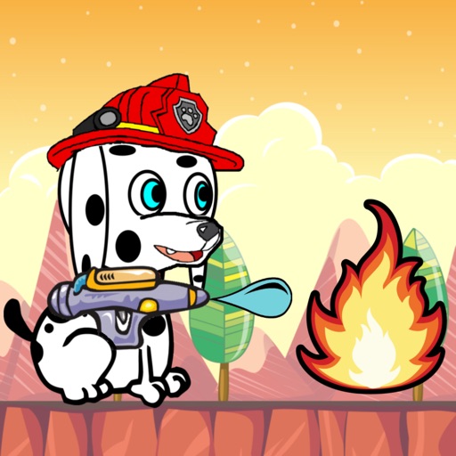 Paw Puppy Firework Adventure Kids Free Games Icon