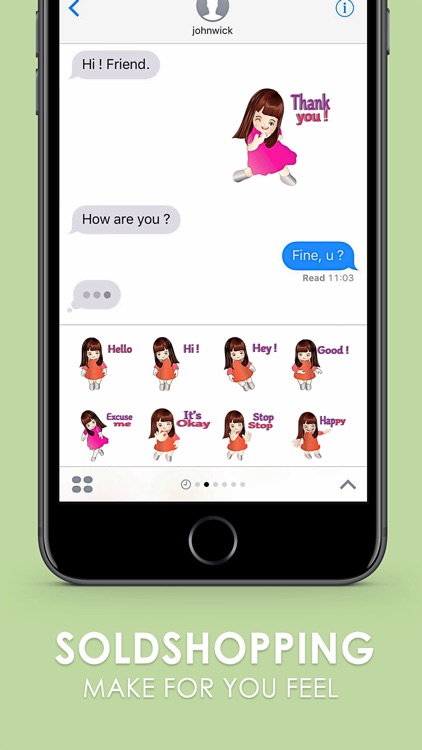 WISH Stickers for iMessage