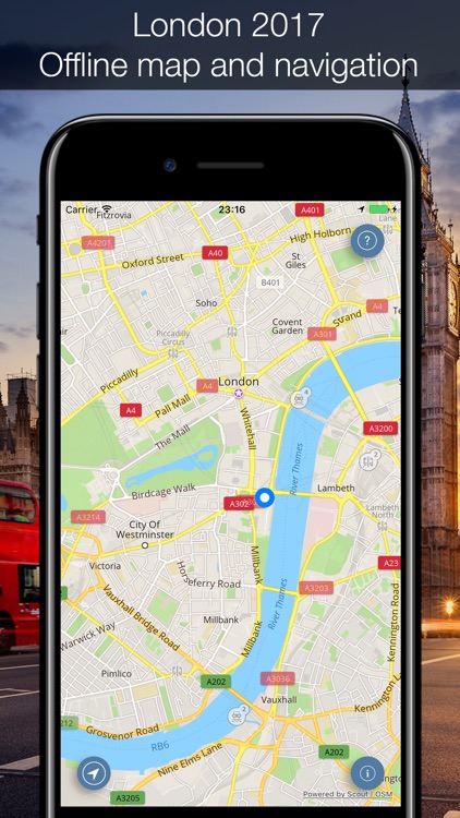 London 2017 — offline map and navigation!