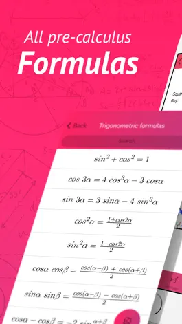 Game screenshot Pre-calculus — formulas mod apk