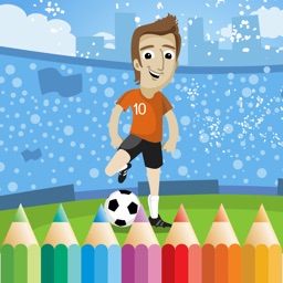 Football: Livre à colorier pour les enfants