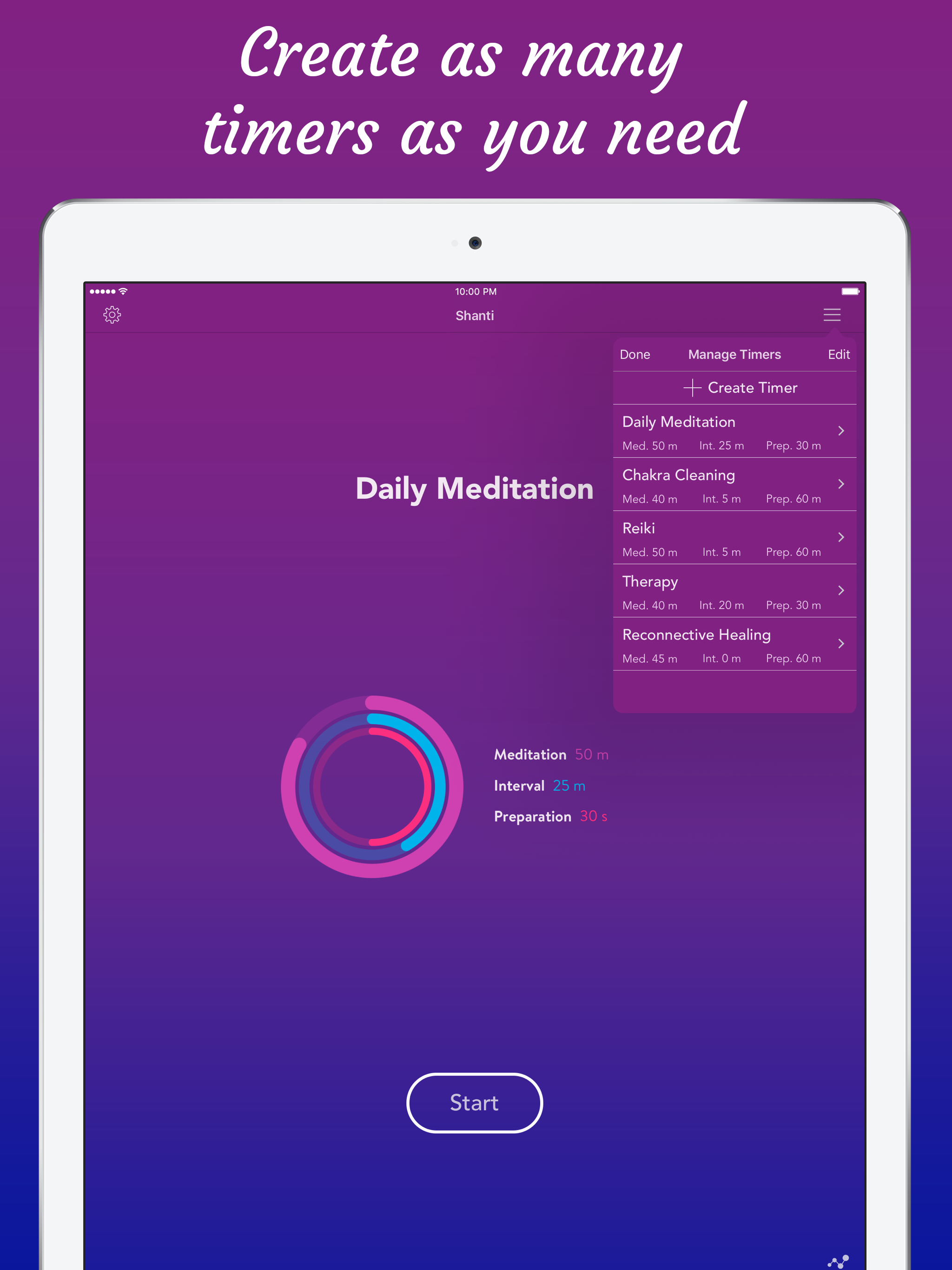 Shanti - Meditation Timer screenshot 8