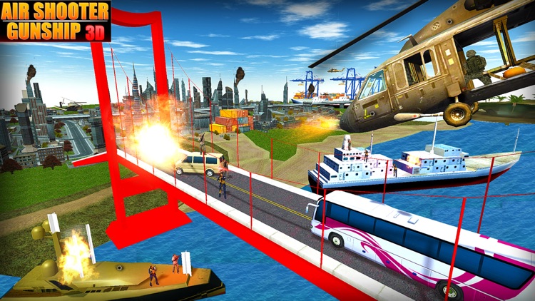 Air Shooter Gunship 3D screenshot-4