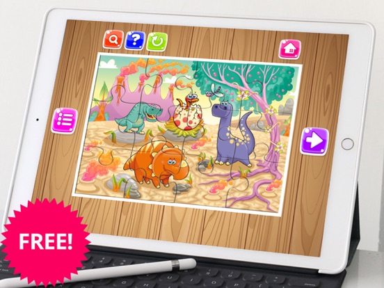 Screenshot #6 pour Dinosaur Jigsaw Puzzle Fun gratuit pour les enfant