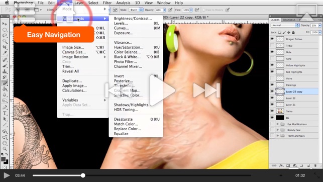 Course For Photoshop CS5 405 - Body Modifications(圖3)-速報App