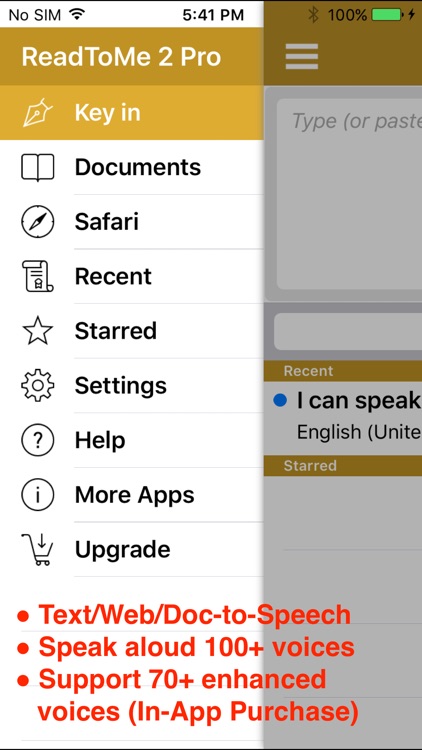 ReadToMe 2 Pro (100+ Text/Web/Doc-to-Speech) screenshot-0
