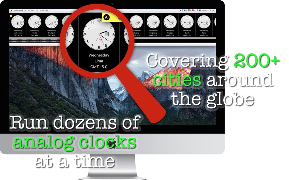 #1. aClocks Desktop (macOS) 由: Tomoyuki Okawa