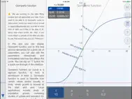 Gompertz function graphing calculator and fitter ipad bilder 0