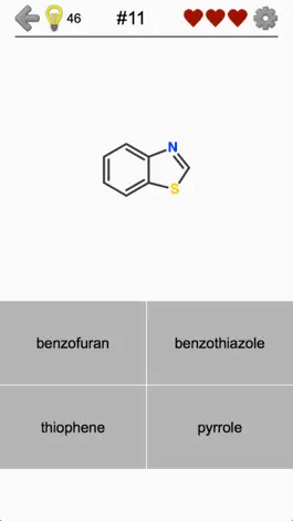 Game screenshot Heterocyclic Compounds: Names of Heterocycles Quiz apk