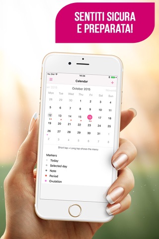 Lotus Calendar: Period Tracker screenshot 2