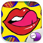 Lip hot girl Stickers for iMessage App Contact