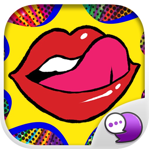 Lip hot girl Stickers for iMessage icon