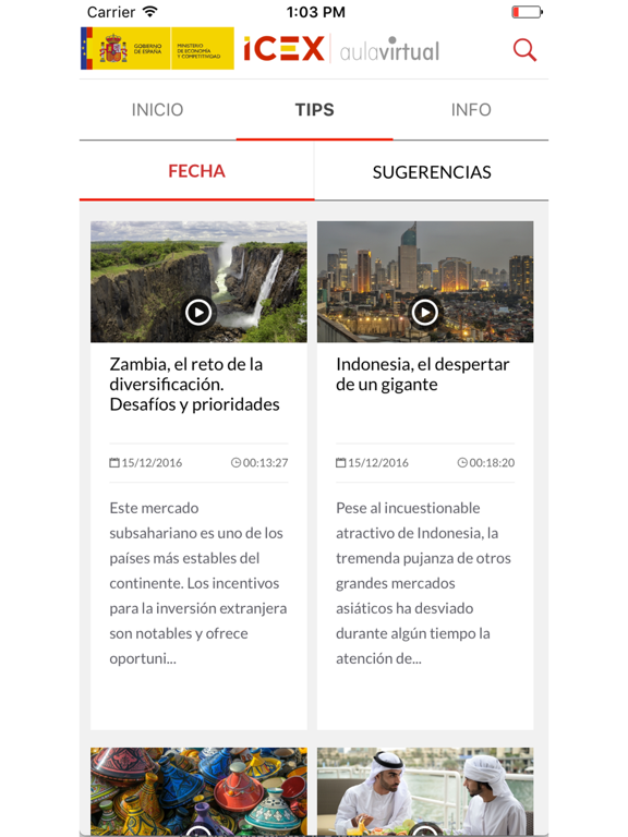 Screenshot #5 pour ICEX Aula Virtual