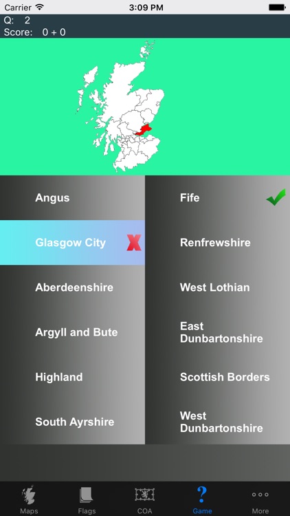 Scotland Council Maps and Capitals