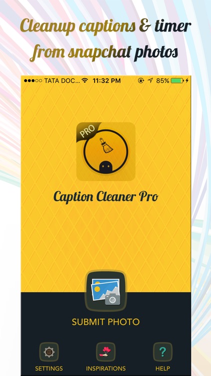 Clean Caption Pro for Snapchat Photos