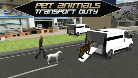 Pet Home Delivery Van & Transport minitruck sim 3d