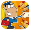 Hero Postman Game Coloring Page Free For Kids