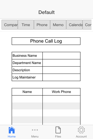 Business Call Log screenshot 2