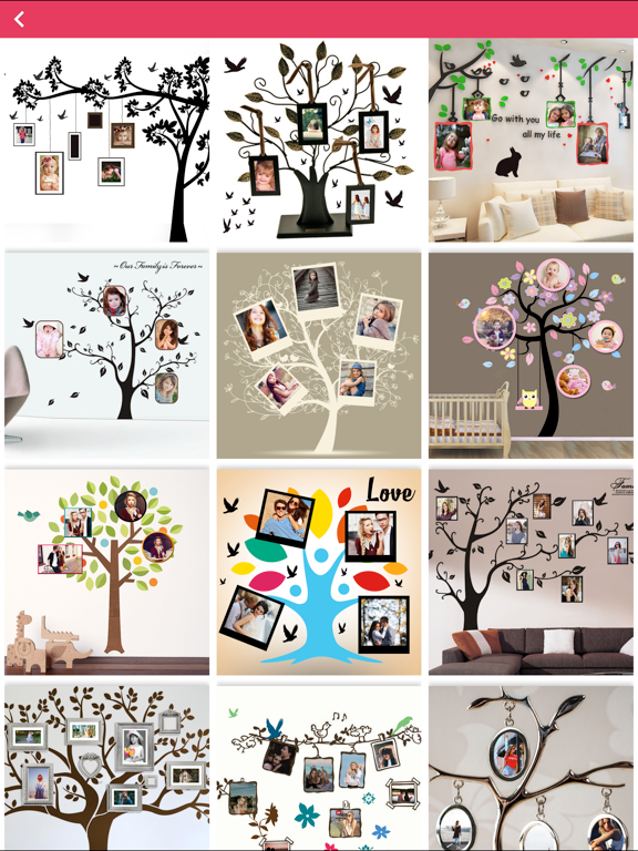 Tree Collage Photo Maker iPad screenshot