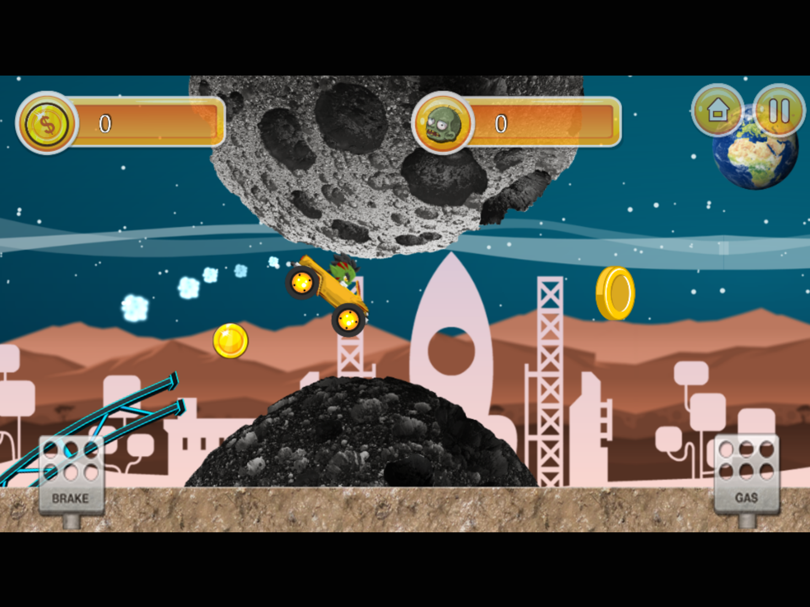 rally car driving vs zombie - 4x4 off road racing screenshot 7