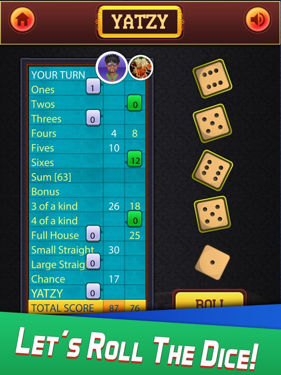 Screenshot #5 pour Yatzy Addict+