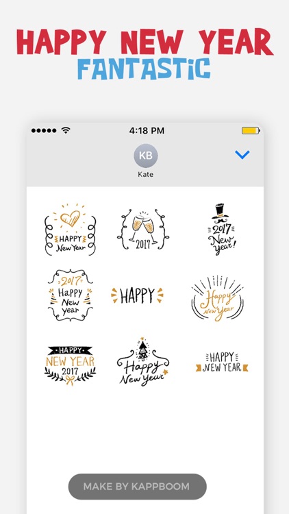 Fantastic New Year Sticker screenshot-4