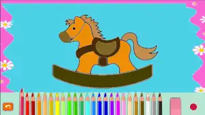 Dream dolls and toys coloring for kindergarten screenshot #1 for iPhone