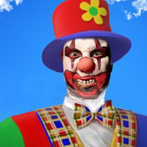 Crazy Clown Attacks Story - Killer Clown In Street Icon