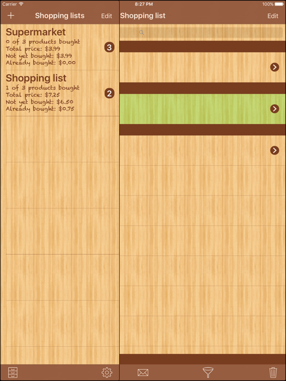 ShoppingList Pro Edition screenshot 4