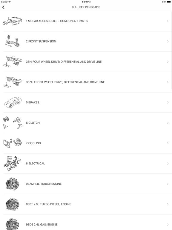 Car Parts for Chrysler - ETK Spare Parts Diagramsのおすすめ画像4