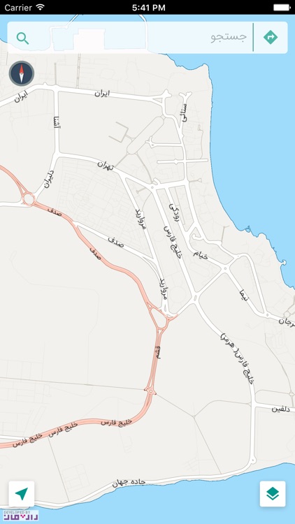 Kish Tourist Map