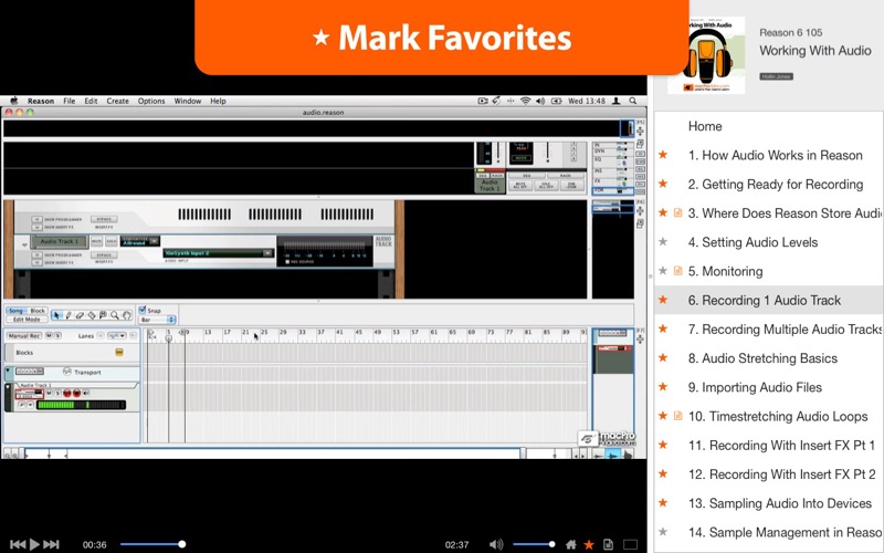 Course for Reason 6 - Working With Audio thumbnail 4
