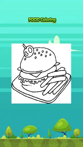 Game screenshot Food Painting Coloring Book for Kids Learning Game mod apk