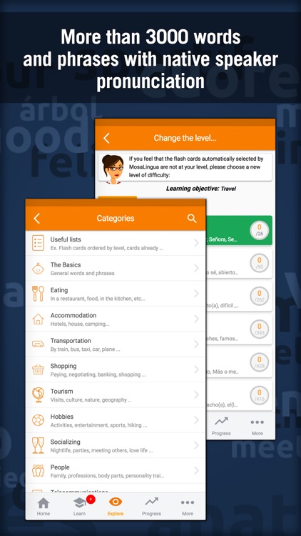 Learn Spanish - MosaLingua screenshot-3