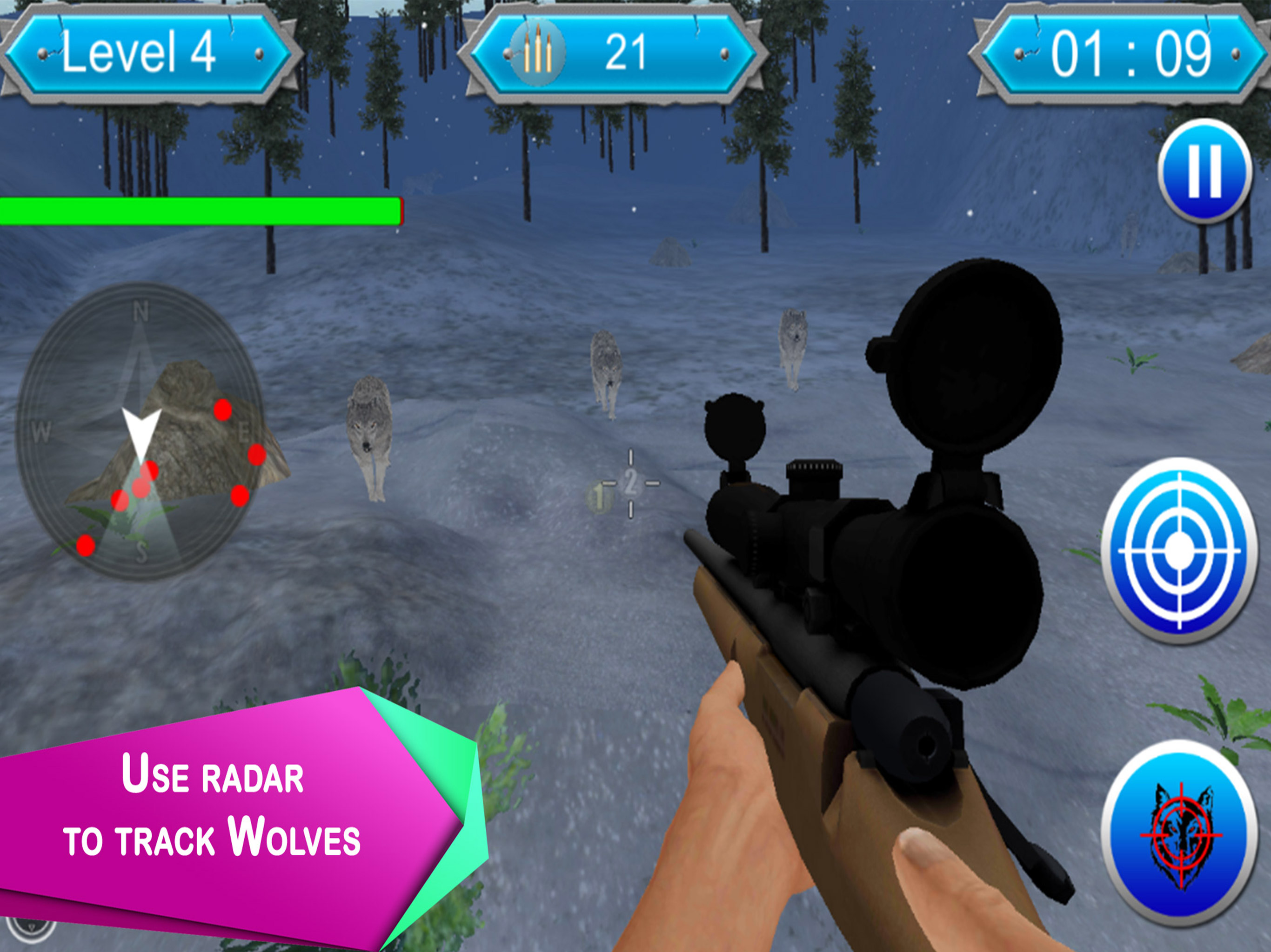 Arctic Wolf Shooter screenshot 7