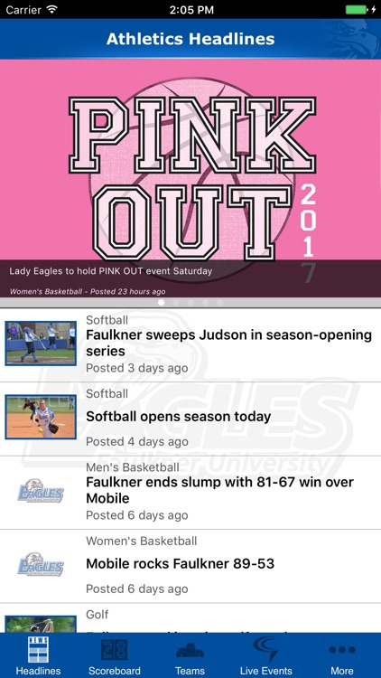 Faulkner University Athletics