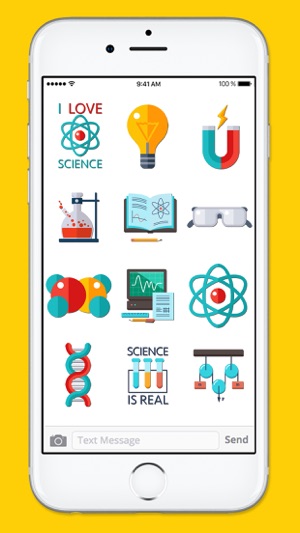 I Love Science Icons Sticker Pack(圖3)-速報App