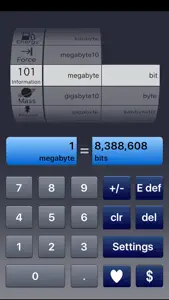 Ad-Free Unit Converter screenshot #2 for iPhone