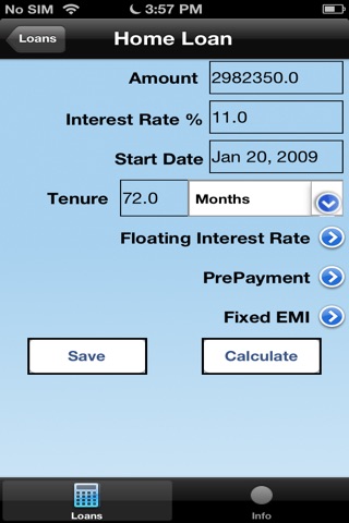 Loan EMI Calculator  - Flexi screenshot 3