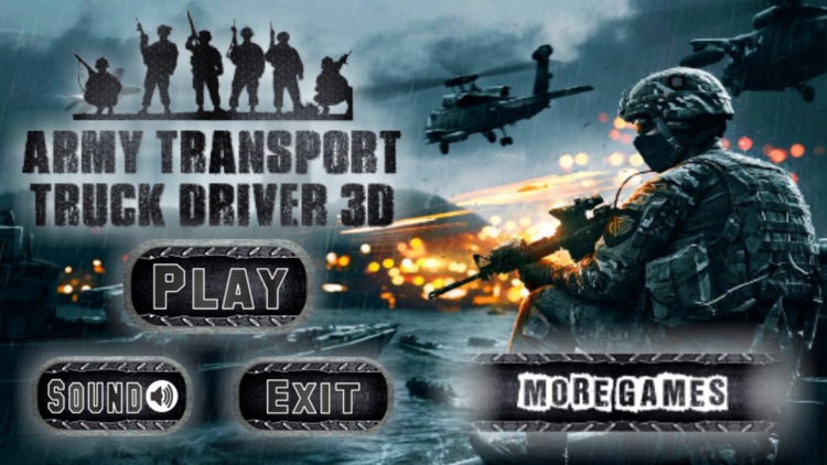 Army Transport Truck Driver 3D