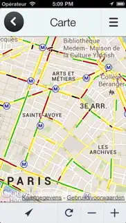 road information france (fr) real time traffic jam iphone screenshot 2